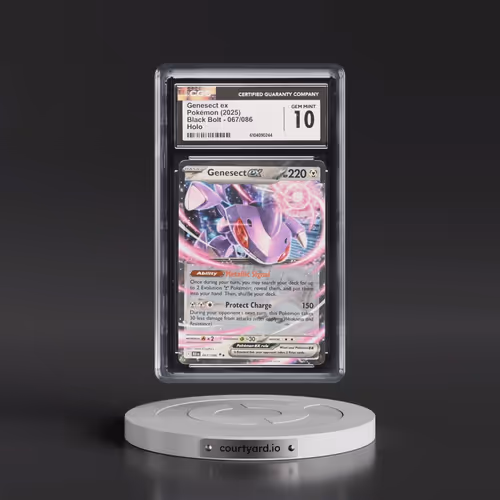 2025 Pokémon Blk EN-Black Bolt #067 Genesect EX - Holo (CGC 10 GEM MINT)