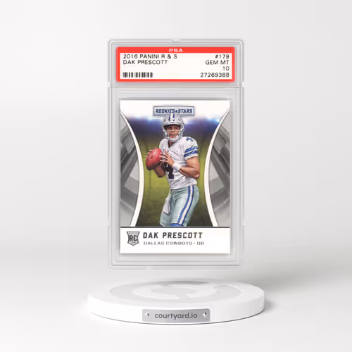 2016 Panini Rookies & Stars #179 Dak Prescott (PSA 10 GEM MINT)