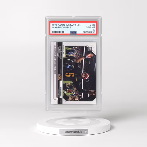 2024 Panini Instant NFL #112 Jayden Daniels (PSA 10 GEM MINT)