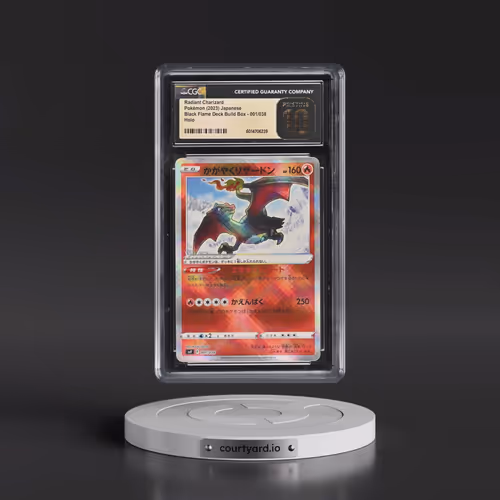 2023 Ruler of the Black Flame Deck Build Box #001/038 Radiant Charizard - Holo (CGC 10 PRISTINE)