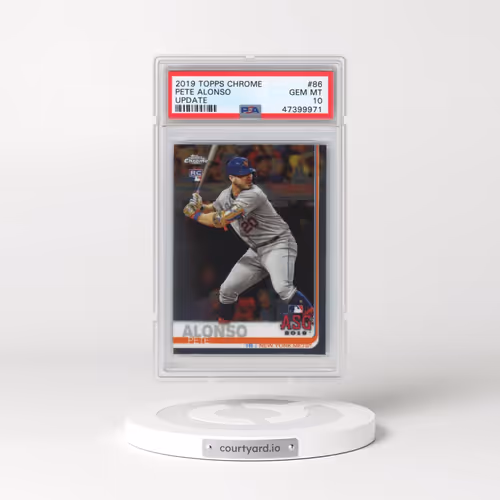 2019 Topps Chrome Update #86 Pete Alonso (PSA 10 GEM MINT)