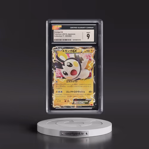 2013 Collection Y - XY1 (Red) #023/060 Emolga EX - Holo (CGC 9 MINT)