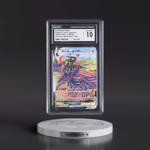 2021 VMAX Climax #249/184 Corviknight VMAX - Holo Character Super Rare (CGC 10 GEM MINT)