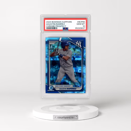 2024 Bowman Sapphire Edition Chrome Prospects #BCP85 Agustin Ramirez (PSA 10 GEM MINT)