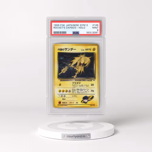 1999 Pokémon Gym 2 #145 Rocket's Zapdos - Holo (PSA 9 MINT)