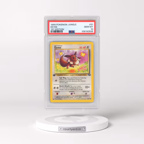 1999 Pokémon Jungle #51 Eevee - 1st Edition (PSA 10 GEM MINT)