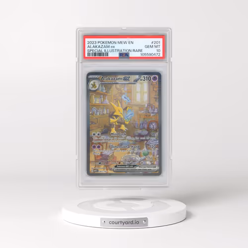 2023 Pokémon Mew EN-151 #201 Alakazam EX - Holo Special Illustration Rare (PSA 10 GEM MINT)