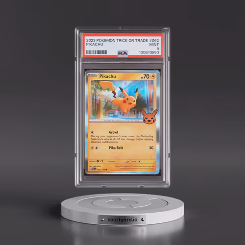 2023 Pokémon Trick or Trade #062 Pikachu (PSA 9 MINT)