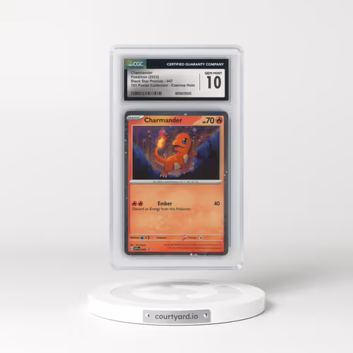 2023 Black Star Promos - Scarlet & Violet SVP EN #047 Charmander - Cosmos Holo (CGC 10 GEM MINT)