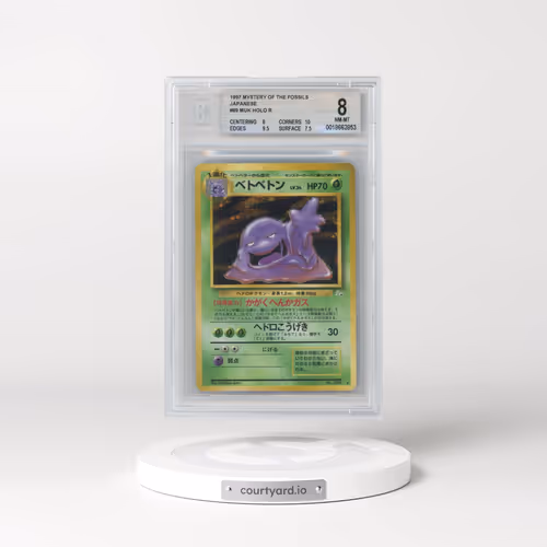 1997 The Mystery of the Fossils #89 Muk - Holo (BGS 8 NM-MT)