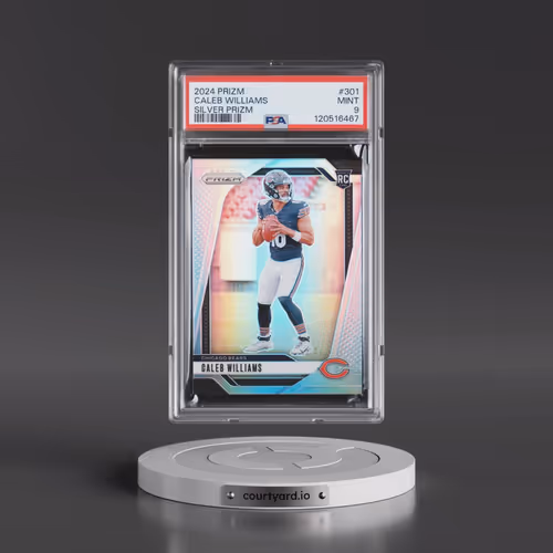 2024 Panini Prizm #301 Caleb Williams - Silver Prizm (PSA 9 MINT)