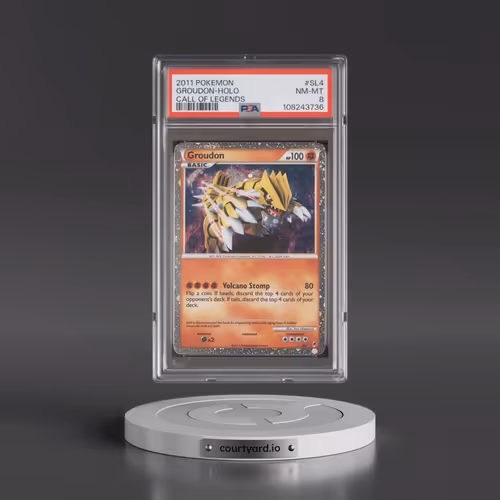 2011 Pokémon Call of Legends #SL4 Groudon - Holo (PSA 8 NM-MT)