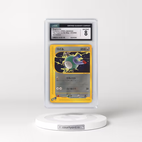 2002 The Town on No Map #072/092 Magnemite - 1st Edition (CGC 8 NM-MT)