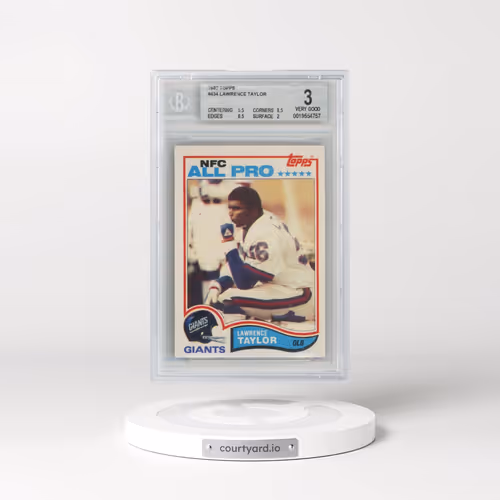 1982 Topps #434 Lawrence Taylor - All-Pro (BGS 3 VG)