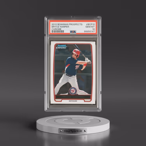 2012 Bowman Prospects #BCP10 Bryce Harper - Chrome (PSA 10 GEM MINT)