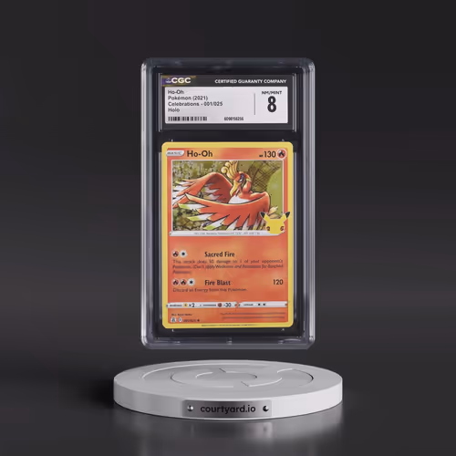 2021 Celebrations #001/025 Ho-Oh - Holo (CGC 8 NM-MT)