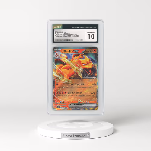 2023 Japanese Pokémon 151 #6 Charizard EX - Holo (CGC 10 GEM MINT)
