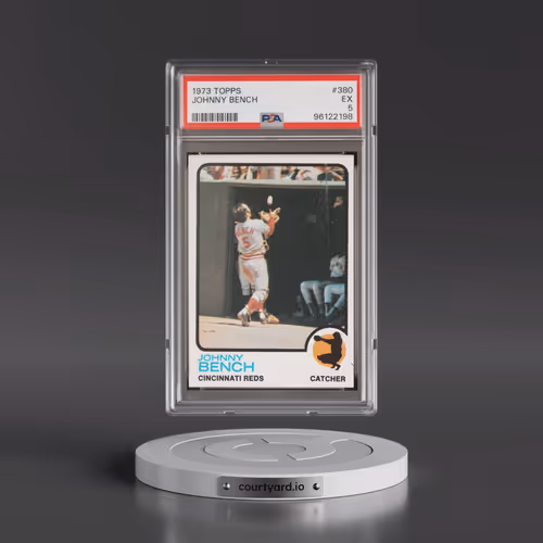 1973 Topps #380 Johnny Bench (PSA 5 EX)