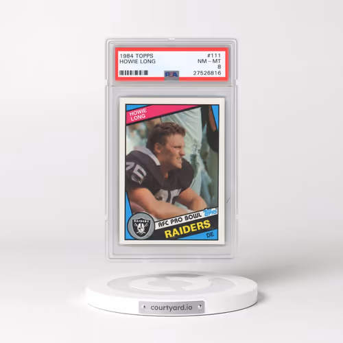 1984 Topps #111 Howie Long (PSA 8 NM-MT)