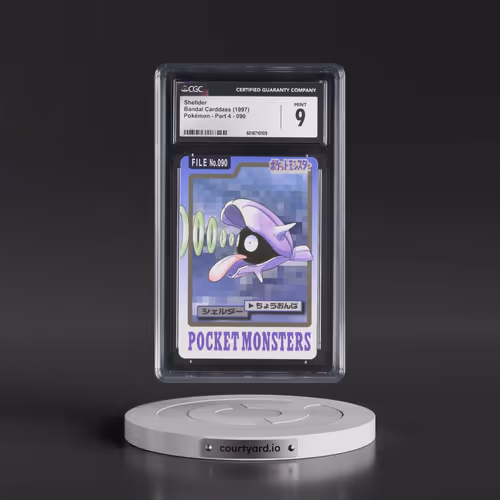 1997 (Pocket Monsters on Bottom) Part 4 #090 Shellder (CGC 9 MINT)