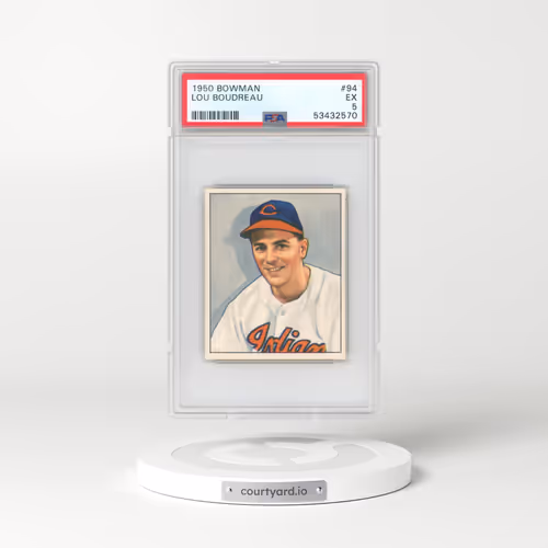 1950 Bowman #94 Lou Boudreau (PSA 5 EX)