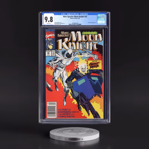 Marc Spector: Moon Knight #25 CGC 9.8 White Pages (Marvel Comics, 4/91) - Universal