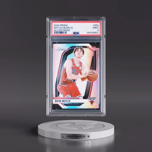 2024 Panini Prizm #252 Matas Buzelis - Silver Prizm (PSA 9 MINT)