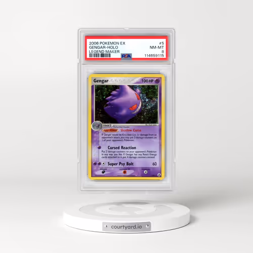 2006 Pokémon EX Legend Maker #5 Gengar - Holo (PSA 8 NM-MT)
