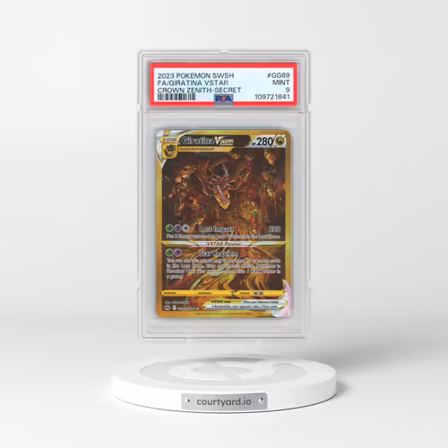 2023 Pokémon Sword and Shield Crown Zenith #GG69 Giratina Vstar - Full Art Secret (PSA 9 MINT)