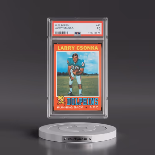 1971 Topps #45 Larry Csonka (PSA 5 EX)