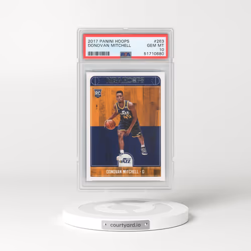 2017 Panini Hoops #263 Donovan Mitchell (PSA 10 GEM MINT)