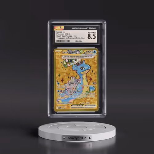 2024 Pokémon Svp EN-SV Black Star Promo #164 Lapras EX - Holo Terapagos EX Ultra-Premium Collection