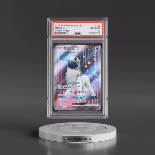 2023 Pokémon SV3-Ruler of the Black Flame #126 Absol EX - Holo Super Rare (PSA 10 GEM MINT)