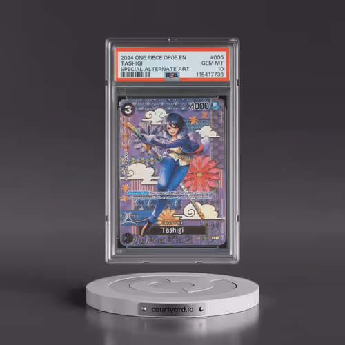 2024 One Piece OP08-Two Legends #006 Tashigi - Special Alternate Art (PSA 10 GEM MINT)