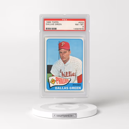 1965 Topps #203 Dallas Green (PSA 8 NM-MT)