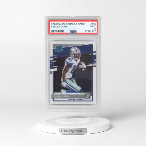 2020 Panini Donruss Optic #156 Ceedee Lamb (PSA 9 MINT)