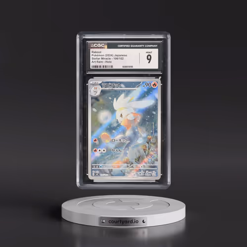 2024 Stellar Miracle #106/102 Raboot - Art Rare Holo (CGC 9 MINT)
