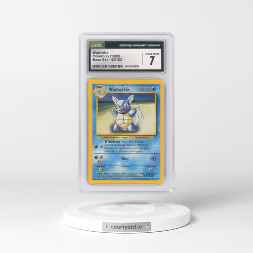 1999 Base Set #42/102 Wartortle (CGC 7 NM)