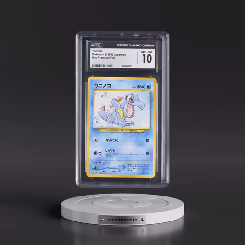 1999 Neo Premium File Totodile - No Rarity (CGC 10 GEM MINT)