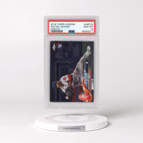 2018 Topps Chrome Update #HMT23 Rafael Devers (PSA 10 GEM MINT)