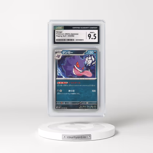 2023 Raging Surf #035/062 Gengar (CGC 9.5 MINT+)
