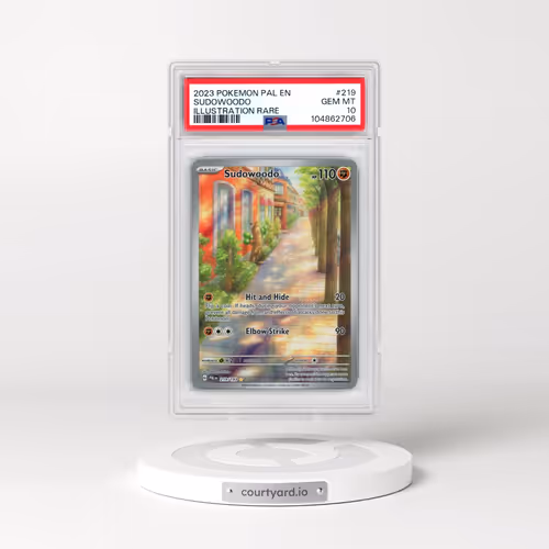 2023 Pokémon Pal EN-Paldea Evolved #219 Sudowoodo - Illustration Rare (PSA 10 GEM MINT)