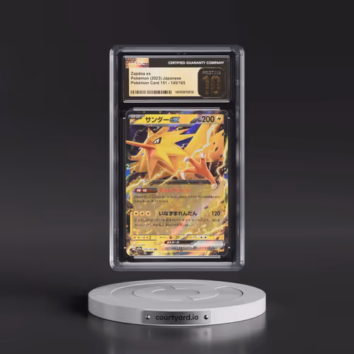 2023 Pokémon Card 151 #145/165 Zapdos ex - Holo (CGC 10 PRISTINE)