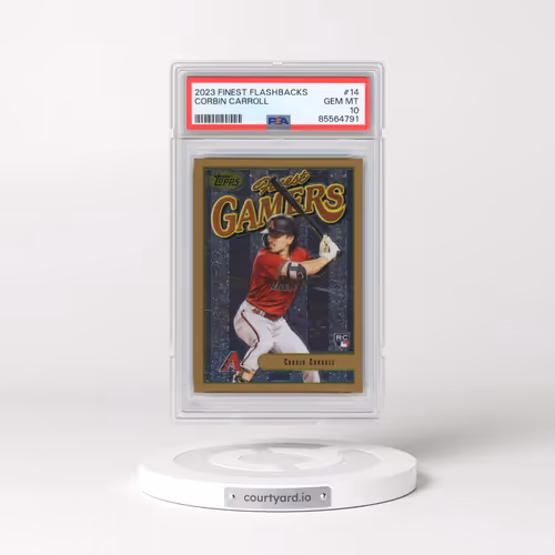 2023 Topps Finest Flashbacks #14 Corbin Carroll (PSA 10 GEM MINT)