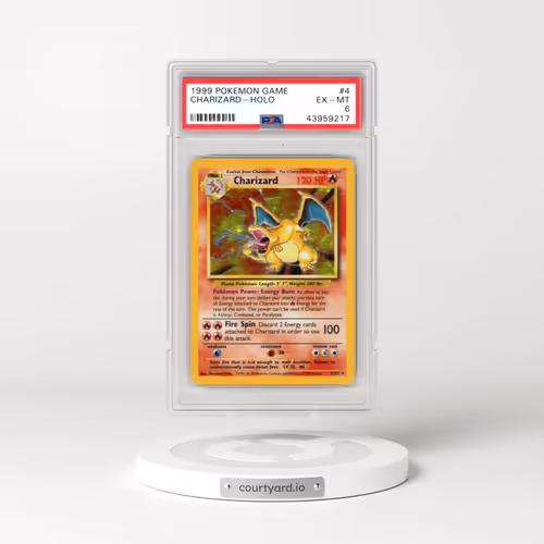 1999 Pokémon Game #4 Charizard - Holo (PSA 6 EX-MT)