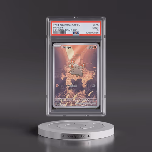 2024 Pokémon Ssp EN-Surging Sparks #205 Phanpy - Illustration Rare (PSA 9 MINT)