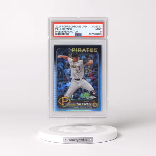2024 Topps Chrome Update #USC27 Paul Skenes - Prism Refractor (PSA 9 MINT)