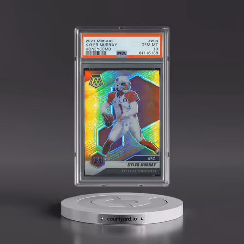 2021 Panini Mosaic #204 Kyler Murray - Honeycomb (PSA 10 GEM MINT)