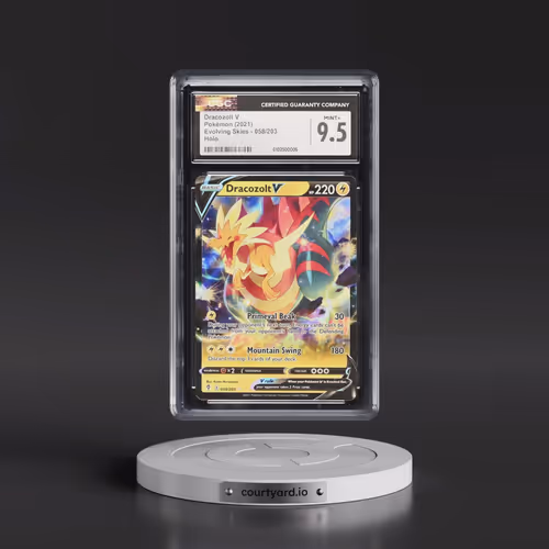2021 Evolving Skies #058/203 Dracozolt V - Holo (CGC 9.5 MINT+)