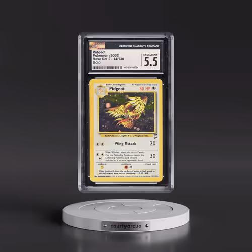 2000 Base Set 2 #14/130 Pidgeot - Holo (CGC 5.5 EX+)